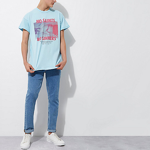 slim dylan river island,jacques-vertuk UK Sale Green no saints photograph print T-shirt men 302849 slim dylan river island,jacques-vertuk UK Sale Green no saints photograph print T-shirt men 302849