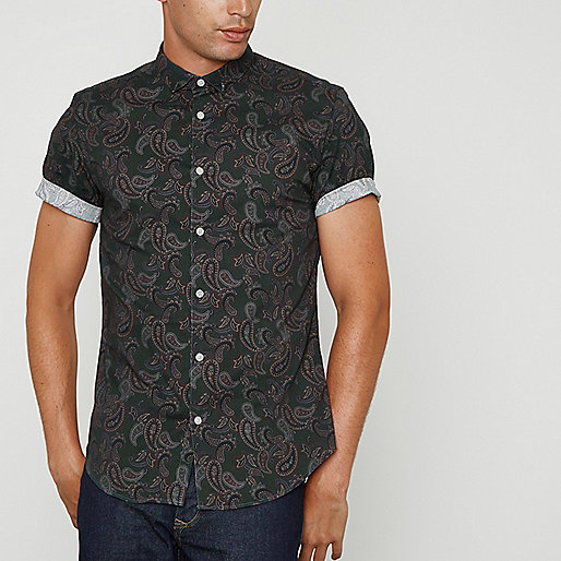 rue saint dominique bag river island,jacques-vertuk Ireland Green paisley print short sleeve shirt men 304011 rue saint dominique bag river island,jacques-vertuk Ireland Green paisley print short sleeve shirt men 304011