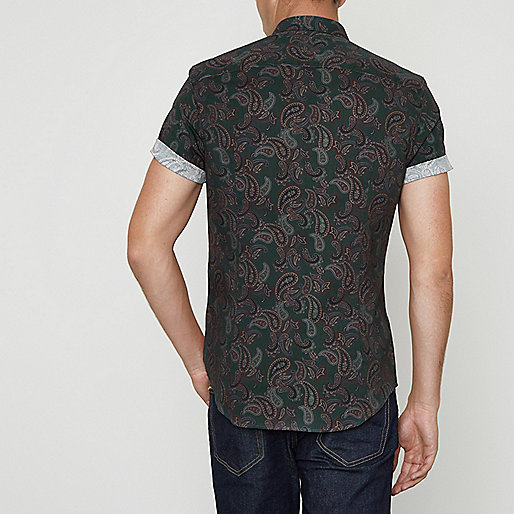 rue saint dominique bag river island,jacques-vertuk Ireland Green paisley print short sleeve shirt men 304011 rue saint dominique bag river island,jacques-vertuk Ireland Green paisley print short sleeve shirt men 304011