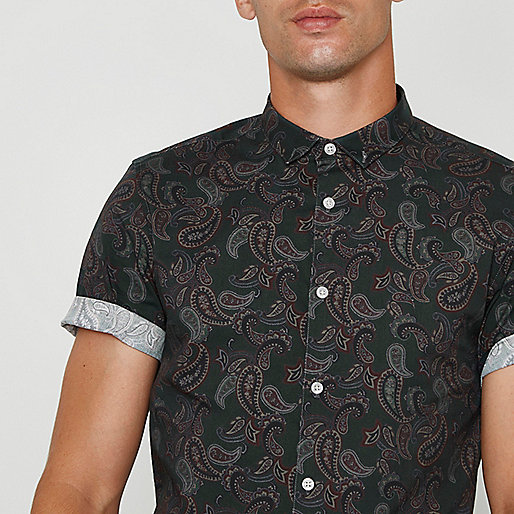 rue saint dominique bag river island,jacques-vertuk Ireland Green paisley print short sleeve shirt men 304011 rue saint dominique bag river island,jacques-vertuk Ireland Green paisley print short sleeve shirt men 304011