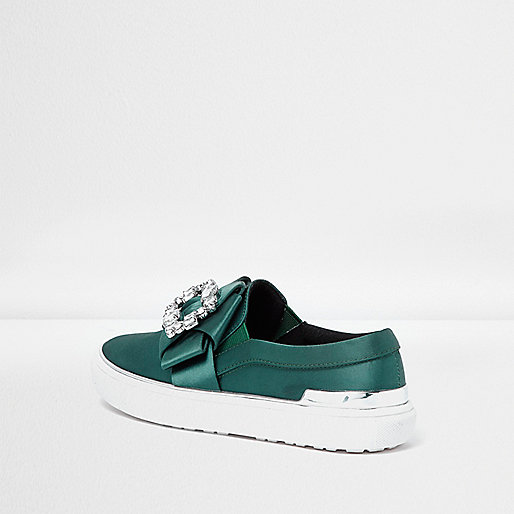black feather bag river island,Tiver Usland Green satin rhinestone embellished plimsolls Plimsolls / Sneakers Shoes / Boots women black feather bag river island,Tiver Usland Green satin rhinestone embellished plimsolls Plimsolls / Sneakers Shoes / Boots women
