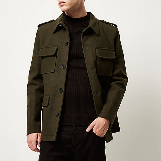 green bag river island,jacques-vertuk London Green smart wool-blend military jacket men 289675 green bag river island,jacques-vertuk London Green smart wool-blend military jacket men 289675