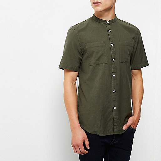 river island tie sandals,jacques-vertuk Sale Green textured grandad shirt men 294777 river island tie sandals,jacques-vertuk Sale Green textured grandad shirt men 294777