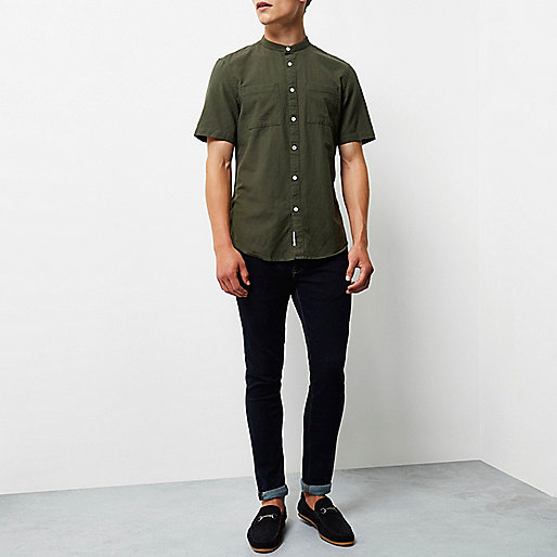river island tie sandals,jacques-vertuk Sale Green textured grandad shirt men 294777 river island tie sandals,jacques-vertuk Sale Green textured grandad shirt men 294777