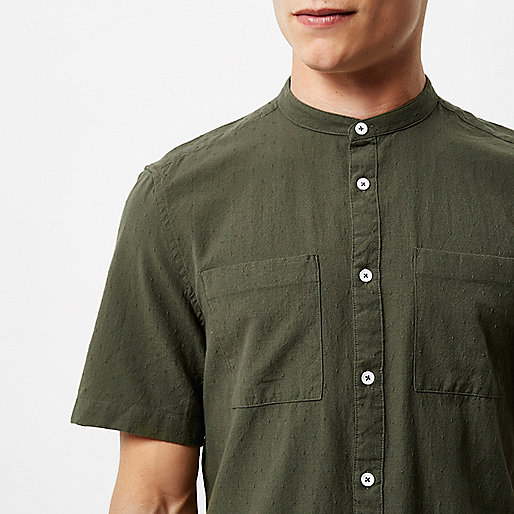 river island tie sandals,jacques-vertuk Sale Green textured grandad shirt men 294777 river island tie sandals,jacques-vertuk Sale Green textured grandad shirt men 294777