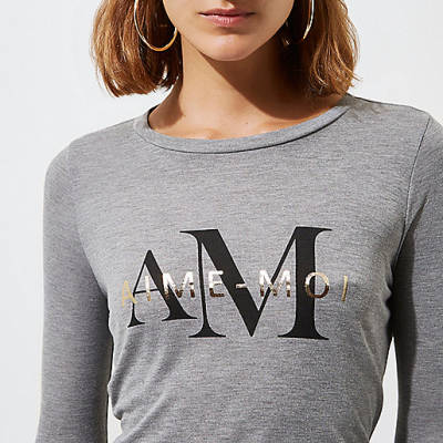 river island wet look jeans,jacques-vertuk Spain Grey ‘aime moi’ print long sleeve T-shir Print T-Shirts / Tanks T-Shirts & Tanks Tops women river island wet look jeans,jacques-vertuk Spain Grey ‘aime moi’ print long sleeve T-shir Print T-Shirts / Tanks T-Shirts & Tanks Tops women