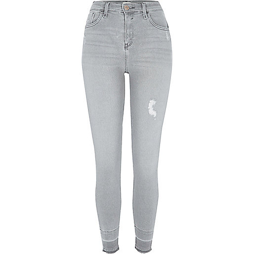 jacques-vertuk Grey Amelie released hems super skinny jeans 705287 women Jeans Skinny Jeans jacques-vertuk Grey Amelie released hems super skinny jeans 705287 women Jeans Skinny Jeans