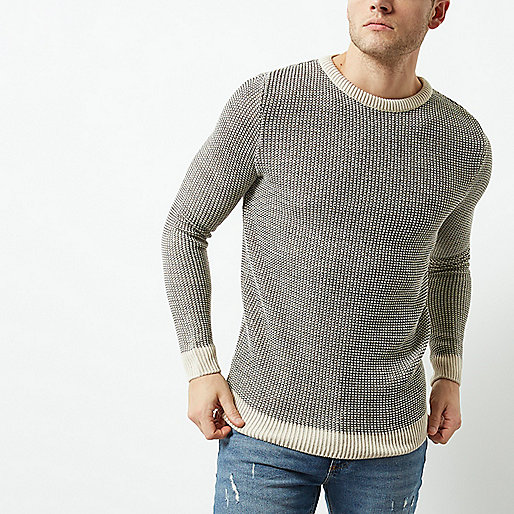 river island kitten heels,jacques-vertuk UK Grey and cream textured knit slim fit sweater men 300813 river island kitten heels,jacques-vertuk UK Grey and cream textured knit slim fit sweater men 300813