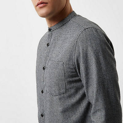river island sale in store,jacques-vertuk Clothes For Ladies Grey casual pupstooth grandad flannel shirt Shirts Sale men river island sale in store,jacques-vertuk Clothes For Ladies Grey casual pupstooth grandad flannel shirt Shirts Sale men