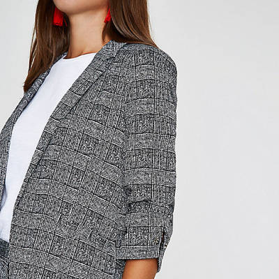 river island shiny black coat,jacques-vertuk Sale Dresses Uk Grey check bar cuff blazer Blazers Coats / Jackets women river island shiny black coat,jacques-vertuk Sale Dresses Uk Grey check bar cuff blazer Blazers Coats / Jackets women