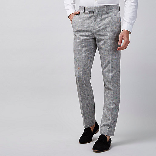 cheap river island bags,jacques-vertuk Uk Sale Online Grey check print slim fit suit pants Suits Sale men cheap river island bags,jacques-vertuk Uk Sale Online Grey check print slim fit suit pants Suits Sale men