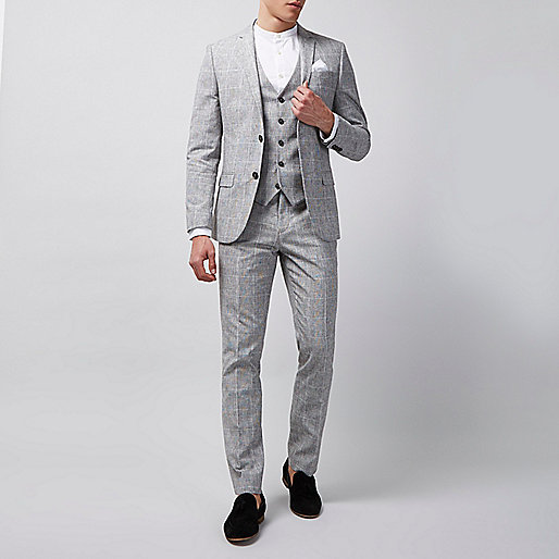cheap river island bags,jacques-vertuk Uk Sale Online Grey check print slim fit suit pants Suits Sale men cheap river island bags,jacques-vertuk Uk Sale Online Grey check print slim fit suit pants Suits Sale men