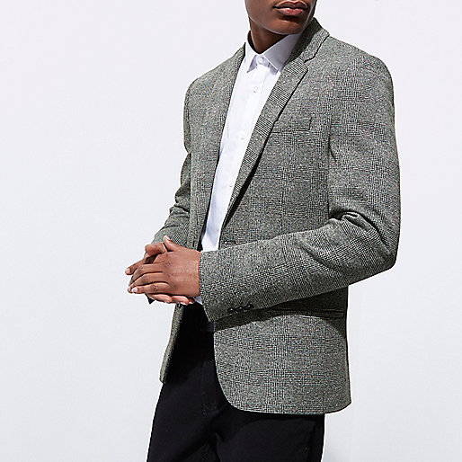 river island knee boots,jacques-vertuk Shop Grey check skinny fit blazer men 301251 river island knee boots,jacques-vertuk Shop Grey check skinny fit blazer men 301251