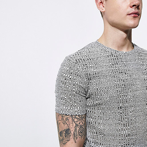 river island bag silver,jacques-vertuk Outlet Grey chunky rib muscle fit crew neck T-shirt men 301892 river island bag silver,jacques-vertuk Outlet Grey chunky rib muscle fit crew neck T-shirt men 301892