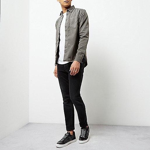 river island sandals,jacques-vertuk South Africa Grey distressed denim shirt men 299046 river island sandals,jacques-vertuk South Africa Grey distressed denim shirt men 299046