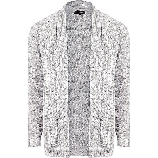 jacques-vertuk Grey knit cardigan 303591 men Jumpers / Cardigans Cardigans