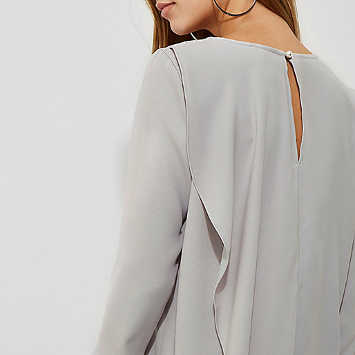 river island brown faux fur coat,jacques-vertuk Shirts Grey long bell sleeve frill back top Blouses Tops women river island brown faux fur coat,jacques-vertuk Shirts Grey long bell sleeve frill back top Blouses Tops women