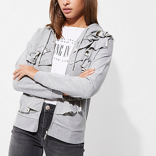 black ri suedette slouch bag,Official jacques-vertuk Website Grey marl frill zip up hoodie Hoodies / Sweatshirts Tops women black ri suedette slouch bag,Official jacques-vertuk Website Grey marl frill zip up hoodie Hoodies / Sweatshirts Tops women