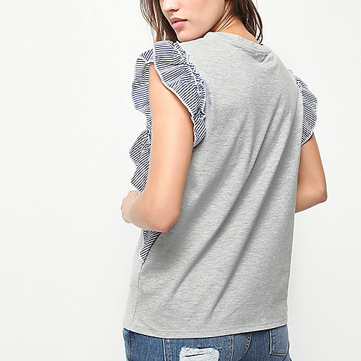 river island high waisted mom jeans,Where To Buy jacques-vertuk Clothes Grey marl stripe frill T-shirt Plain T-Shirts / Tanks T-Shirts & Tanks Tops women river island high waisted mom jeans,Where To Buy jacques-vertuk Clothes Grey marl stripe frill T-shirt Plain T-Shirts / Tanks T-Shirts & Tanks Tops women