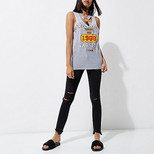 river island bag strap,jacques-vertuk UK Grey marl vintage print ring neck tank top women 707044 river island bag strap,jacques-vertuk UK Grey marl vintage print ring neck tank top women 707044
