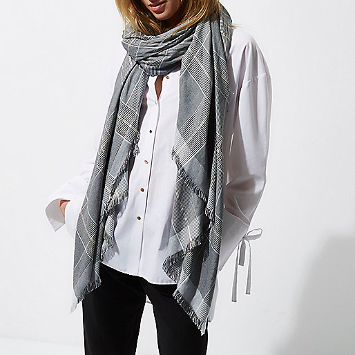 river island white stilettos,The jacques-vertuk Grey metallic check scarf Scarves Accessories women river island white stilettos,The jacques-vertuk Grey metallic check scarf Scarves Accessories women