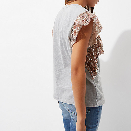river island red floral dress,Shopping jacques-vertuk Grey metallic sequin frill T-shirt Plain T-Shirts / Tanks T-Shirts & Tanks Tops women river island red floral dress,Shopping jacques-vertuk Grey metallic sequin frill T-shirt Plain T-Shirts / Tanks T-Shirts & Tanks Tops women