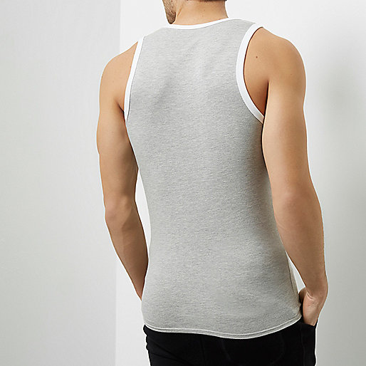 river island leather look jackets,jacques-vertuk Sale Grey muscle fit ringer tank men 299994 river island leather look jackets,jacques-vertuk Sale Grey muscle fit ringer tank men 299994