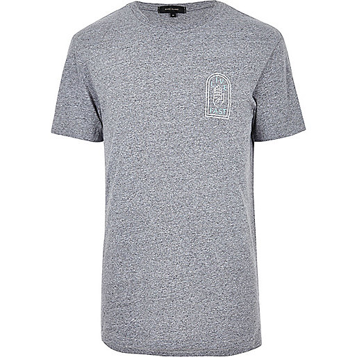 river island faux fur hooded jacket,jacques-vertuk Outlet Grey slogan print T-shirt men 297951 river island faux fur hooded jacket,jacques-vertuk Outlet Grey slogan print T-shirt men 297951