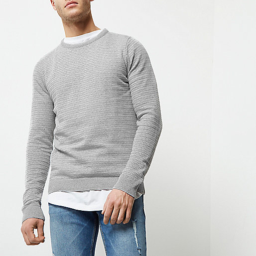 river island purple bag,jacques-vertuk South Africa Grey textured slim fit sweater men 301091
