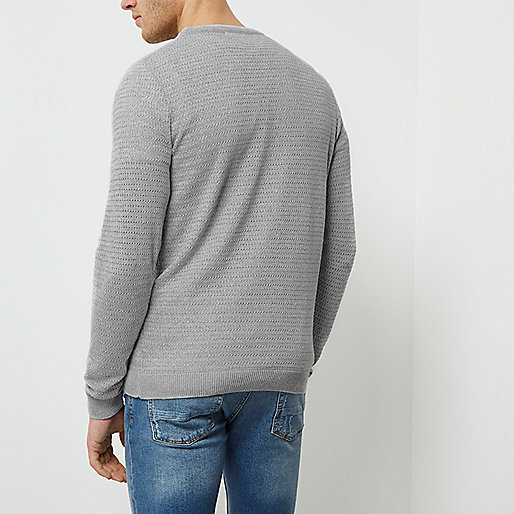 river island purple bag,jacques-vertuk South Africa Grey textured slim fit sweater men 301091