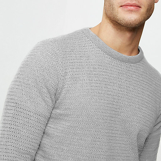 river island purple bag,jacques-vertuk South Africa Grey textured slim fit sweater men 301091