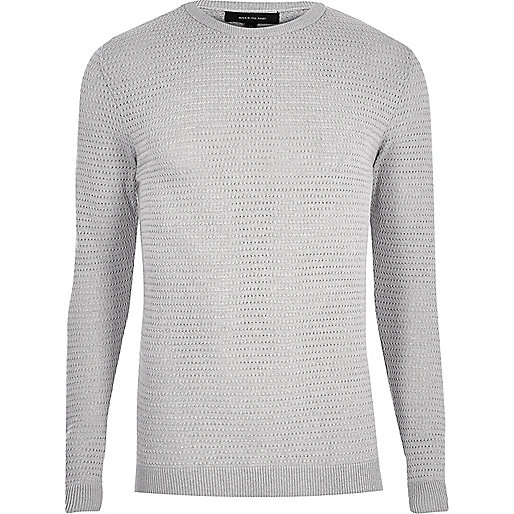 river island purple bag,jacques-vertuk South Africa Grey textured slim fit sweater men 301091