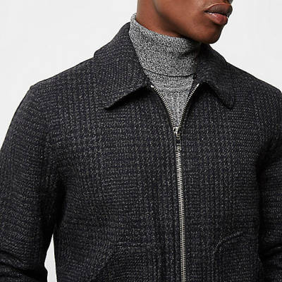 river island about us,jacques-vertuk UK Sale Grey wool check fleece collar jacket men 295128 river island about us,jacques-vertuk UK Sale Grey wool check fleece collar jacket men 295128