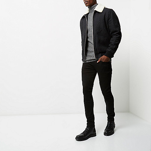 river island about us,jacques-vertuk UK Sale Grey wool check fleece collar jacket men 295128 river island about us,jacques-vertuk UK Sale Grey wool check fleece collar jacket men 295128