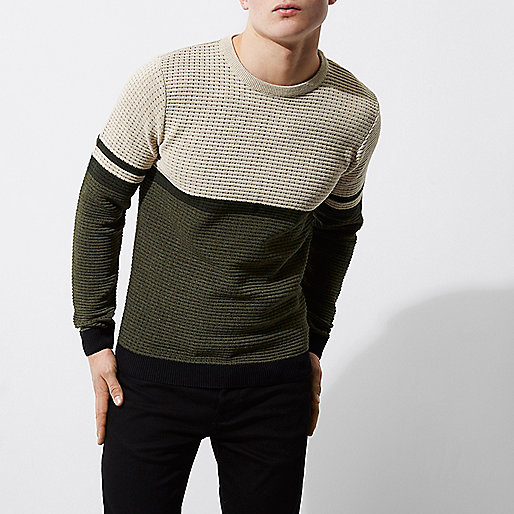river island navy dress,jacques-vertuk Outlet Khaki contrast stripe block slim fit sweater men 301993 river island navy dress,jacques-vertuk Outlet Khaki contrast stripe block slim fit sweater men 301993