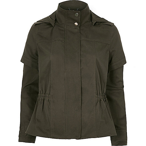 black river island rucksack,Ladies jacques-vertuk Clothes Khaki green RI Studio cropped utility jacket Coats / Jackets Sale women black river island rucksack,Ladies jacques-vertuk Clothes Khaki green RI Studio cropped utility jacket Coats / Jackets Sale women