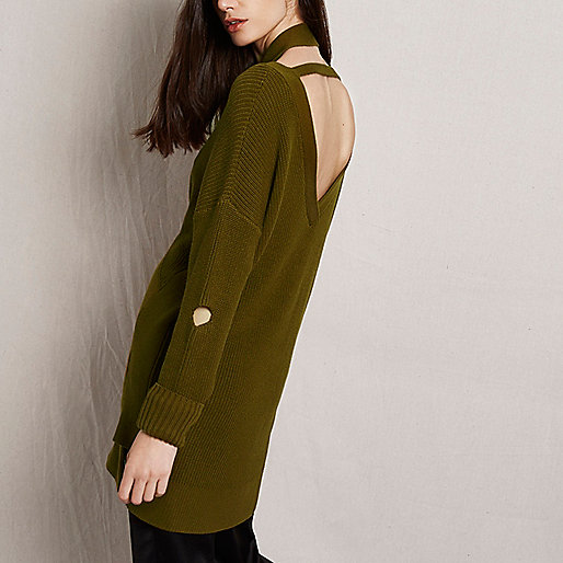 river island black platform sandals,jacques-vertuk Ireland Khaki green RI Studio knit cut out sweater women 697587 river island black platform sandals,jacques-vertuk Ireland Khaki green RI Studio knit cut out sweater women 697587