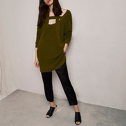 river island black platform sandals,jacques-vertuk Ireland Khaki green RI Studio knit cut out sweater women 697587 river island black platform sandals,jacques-vertuk Ireland Khaki green RI Studio knit cut out sweater women 697587