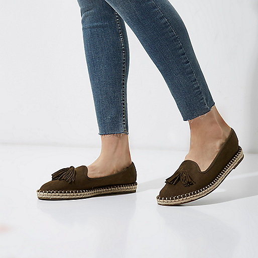 very river island jeans,jacques-vertuk Online Khaki green tassel slip on espadrilles women 697875 very river island jeans,jacques-vertuk Online Khaki green tassel slip on espadrilles women 697875