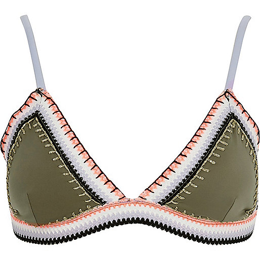 river island gifts for her,jacques-vertuk South Africa Khaki saddle stitch triangle bikini top women 703122 river island gifts for her,jacques-vertuk South Africa Khaki saddle stitch triangle bikini top women 703122