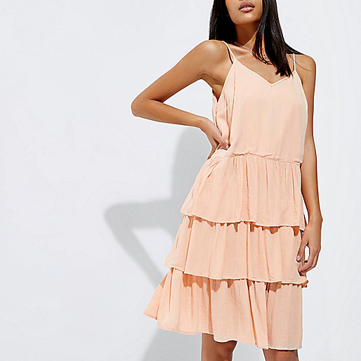 river island jewelry sale,Island River Light beige tiered midi slip dress Festival Sale women river island jewelry sale,Island River Light beige tiered midi slip dress Festival Sale women