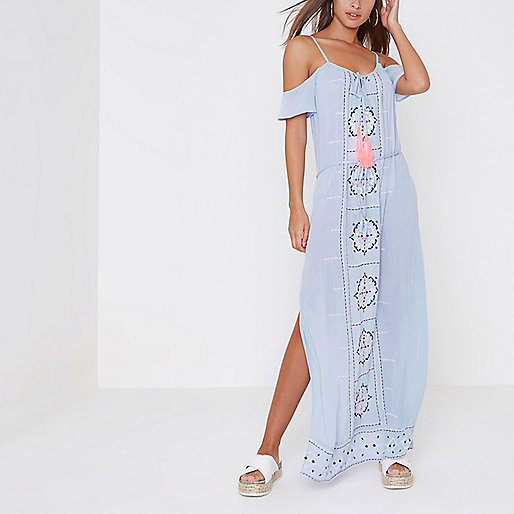 river island long fur coat,Riverine Islands Light blue embroidered maxi beach dress Caftans / Cover-Ups Swimwear / Beachwear women river island long fur coat,Riverine Islands Light blue embroidered maxi beach dress Caftans / Cover-Ups Swimwear / Beachwear women