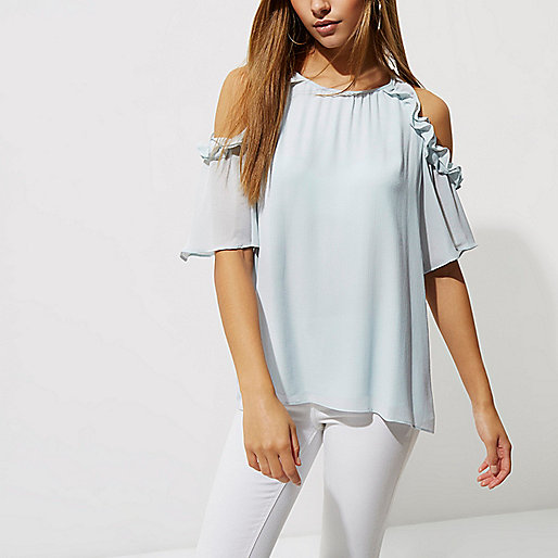 river island men s coats,jacques-vertuk Outlet Light blue frill cold shoulder blouse women 707924 river island men s coats,jacques-vertuk Outlet Light blue frill cold shoulder blouse women 707924