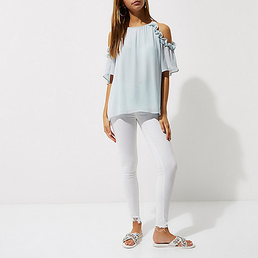 river island men s coats,jacques-vertuk Outlet Light blue frill cold shoulder blouse women 707924 river island men s coats,jacques-vertuk Outlet Light blue frill cold shoulder blouse women 707924
