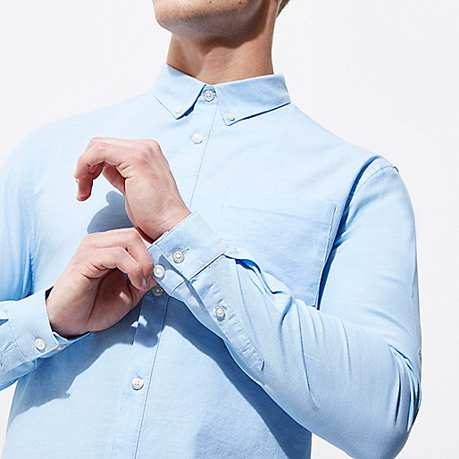 clothes river island sale,jacques-vertuk UK Sale Light blue muscle fit Oxford shirt men 300588 clothes river island sale,jacques-vertuk UK Sale Light blue muscle fit Oxford shirt men 300588