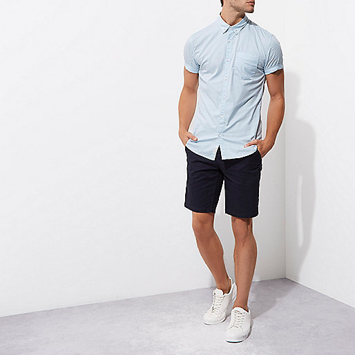 unidays river island,jacques-vertuk UK Sale Light blue muscle fit short sleeve shirt men 302719 unidays river island,jacques-vertuk UK Sale Light blue muscle fit short sleeve shirt men 302719