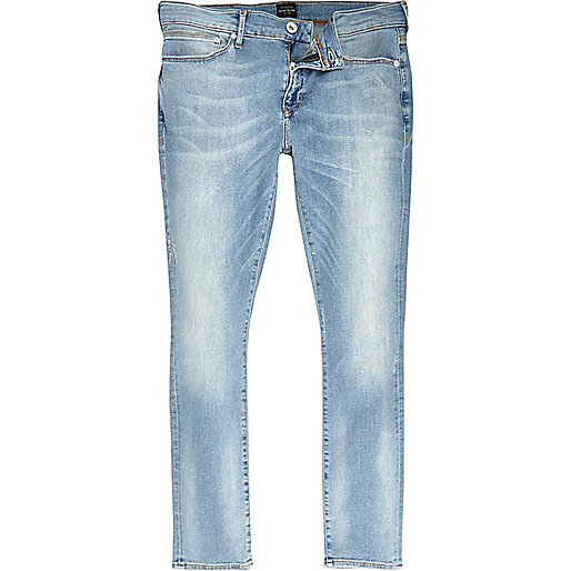 jacques-vertuk Light blue wash super skinny Danny jeans 298533 men Jeans Super Skinny