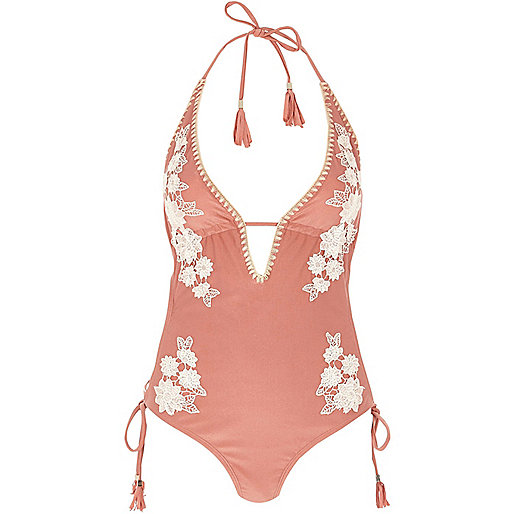 brown heels river island,jacques-vertuk UK Sale Light brown applique plunge swimsuit women 704385 brown heels river island,jacques-vertuk UK Sale Light brown applique plunge swimsuit women 704385