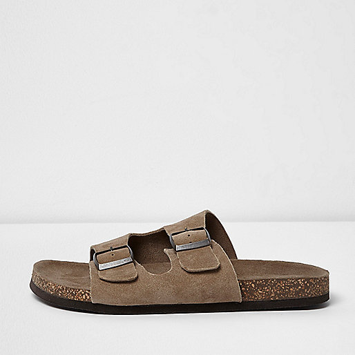 jacques-vertuk Light brown double buckle strap suede sandals 302437 men Shoes / Boots Sandals / Flip flops jacques-vertuk Light brown double buckle strap suede sandals 302437 men Shoes / Boots Sandals / Flip flops