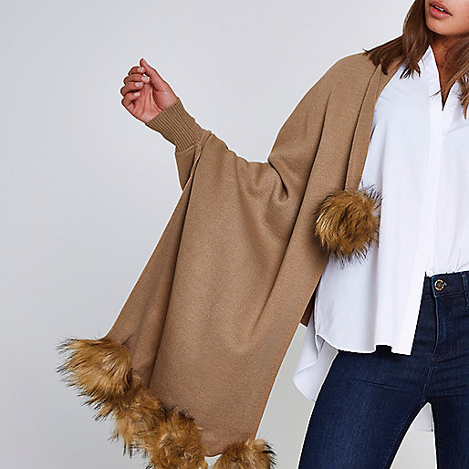 gold river island coat,Clothes From jacques-vertuk Light brown pom pom trim cardigan Capes / Ponchos Accessories women gold river island coat,Clothes From jacques-vertuk Light brown pom pom trim cardigan Capes / Ponchos Accessories women